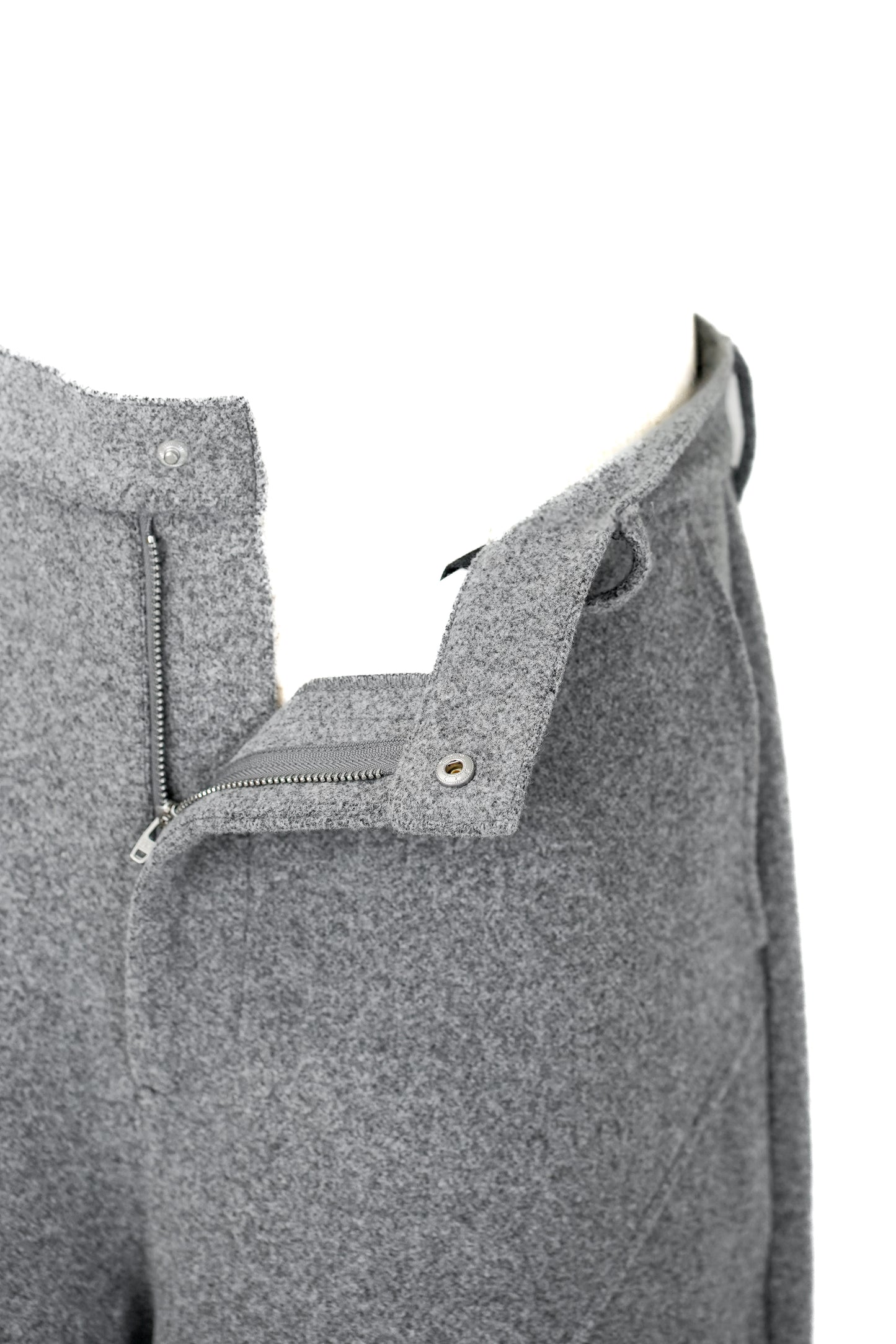 TECH MELTON FULLED STRAIGHT PANTS