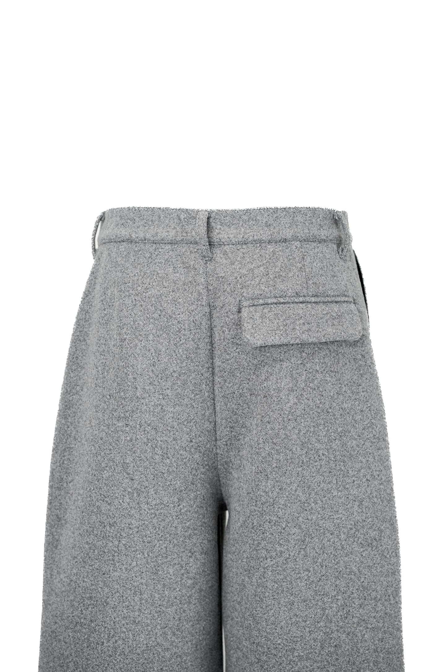 TECH MELTON FULLED STRAIGHT PANTS