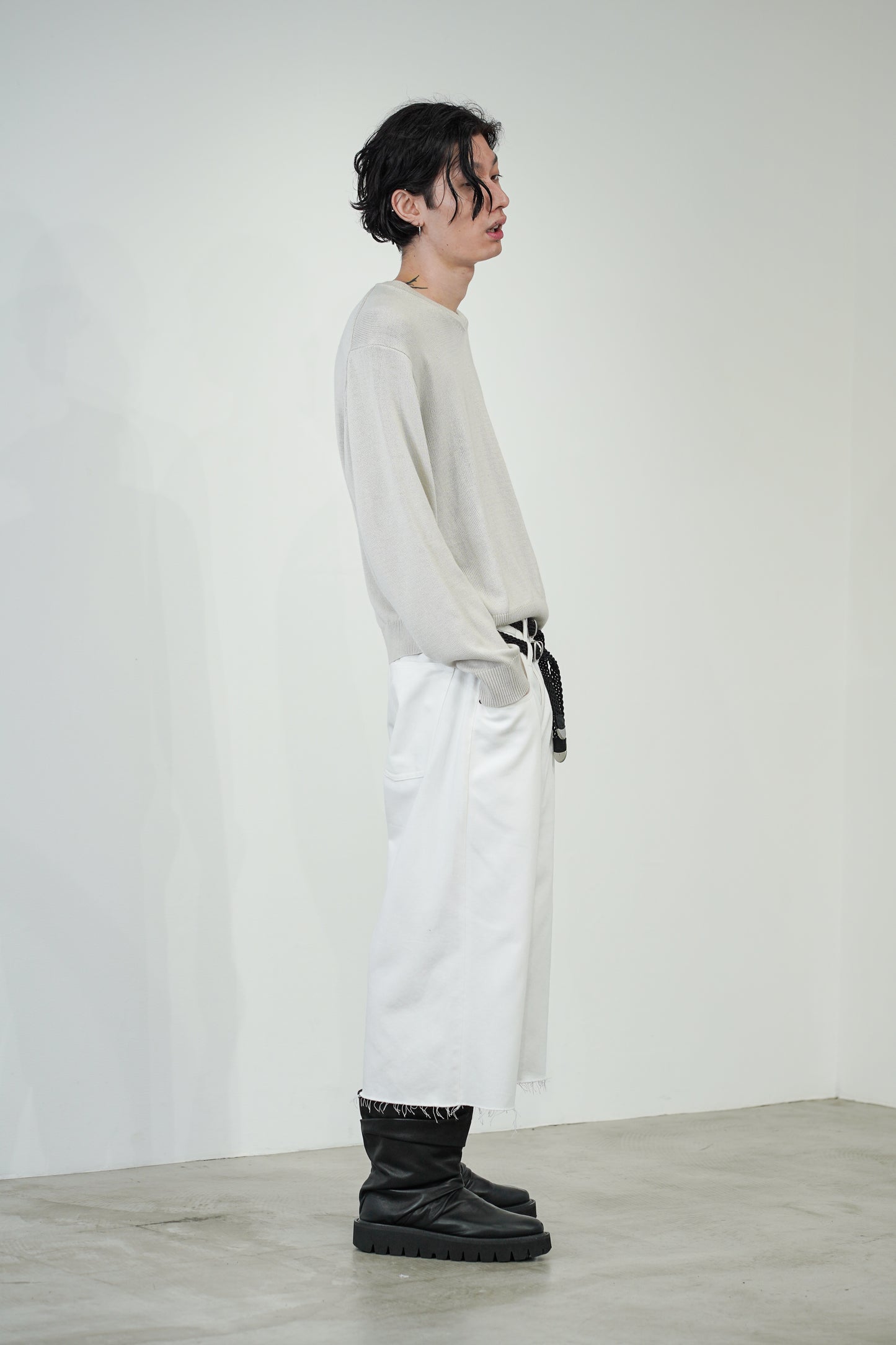 【7/1 - release】MID CUT TWILL DENIM SHORTS