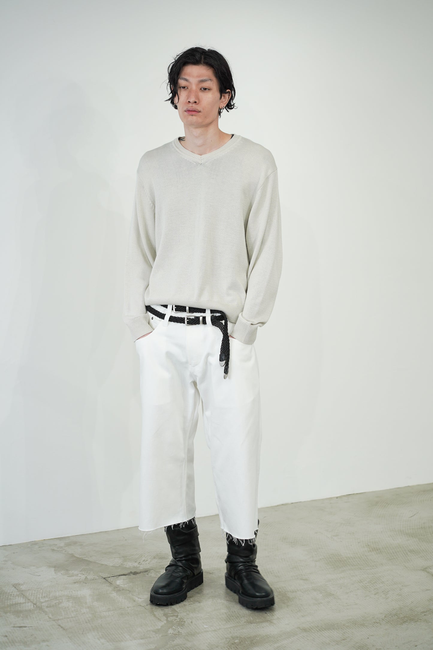 【7/1 - release】MID CUT TWILL DENIM SHORTS