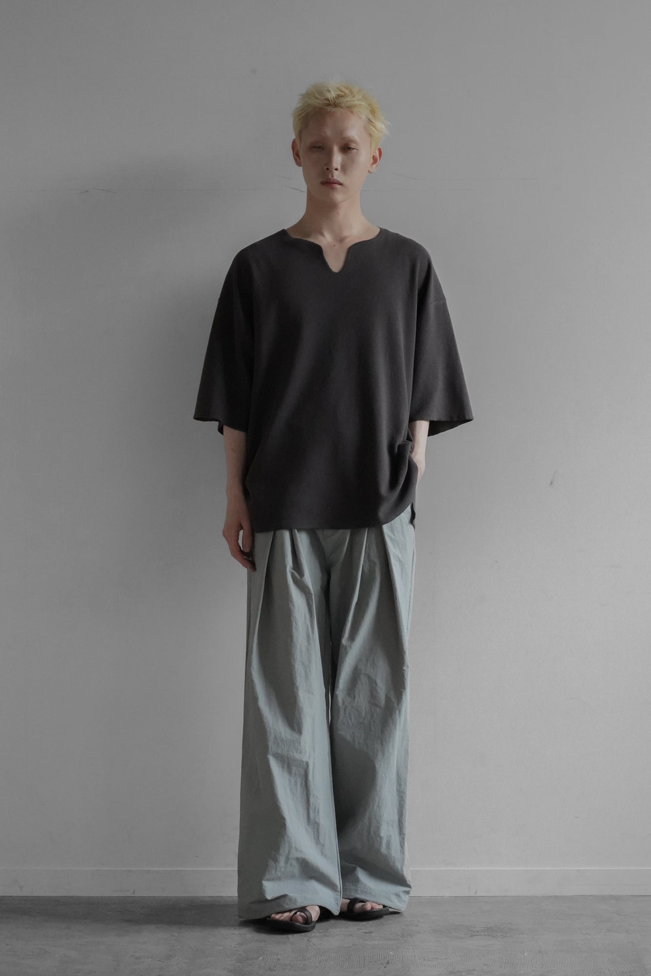 NYLON UTILITY WIDE TROUSERS