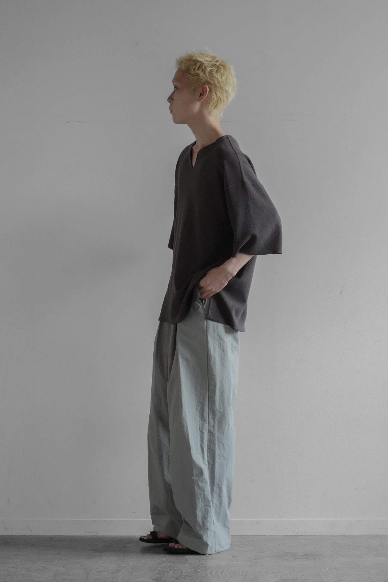 【2枚SET】WAFFLE KEYNECK T-SHIRT『組み合わせ自由』