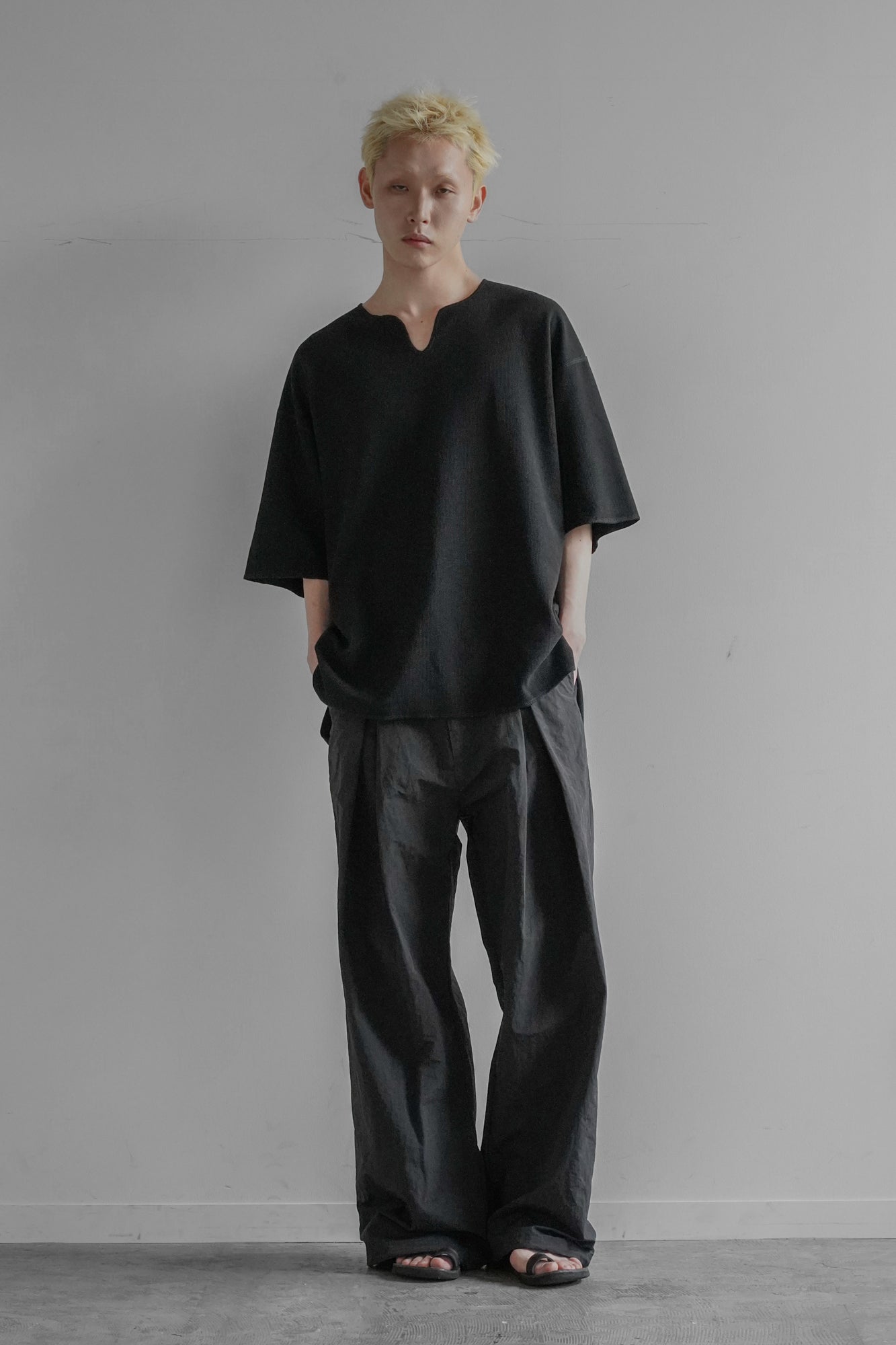 NYLON UTILITY WIDE TROUSERS