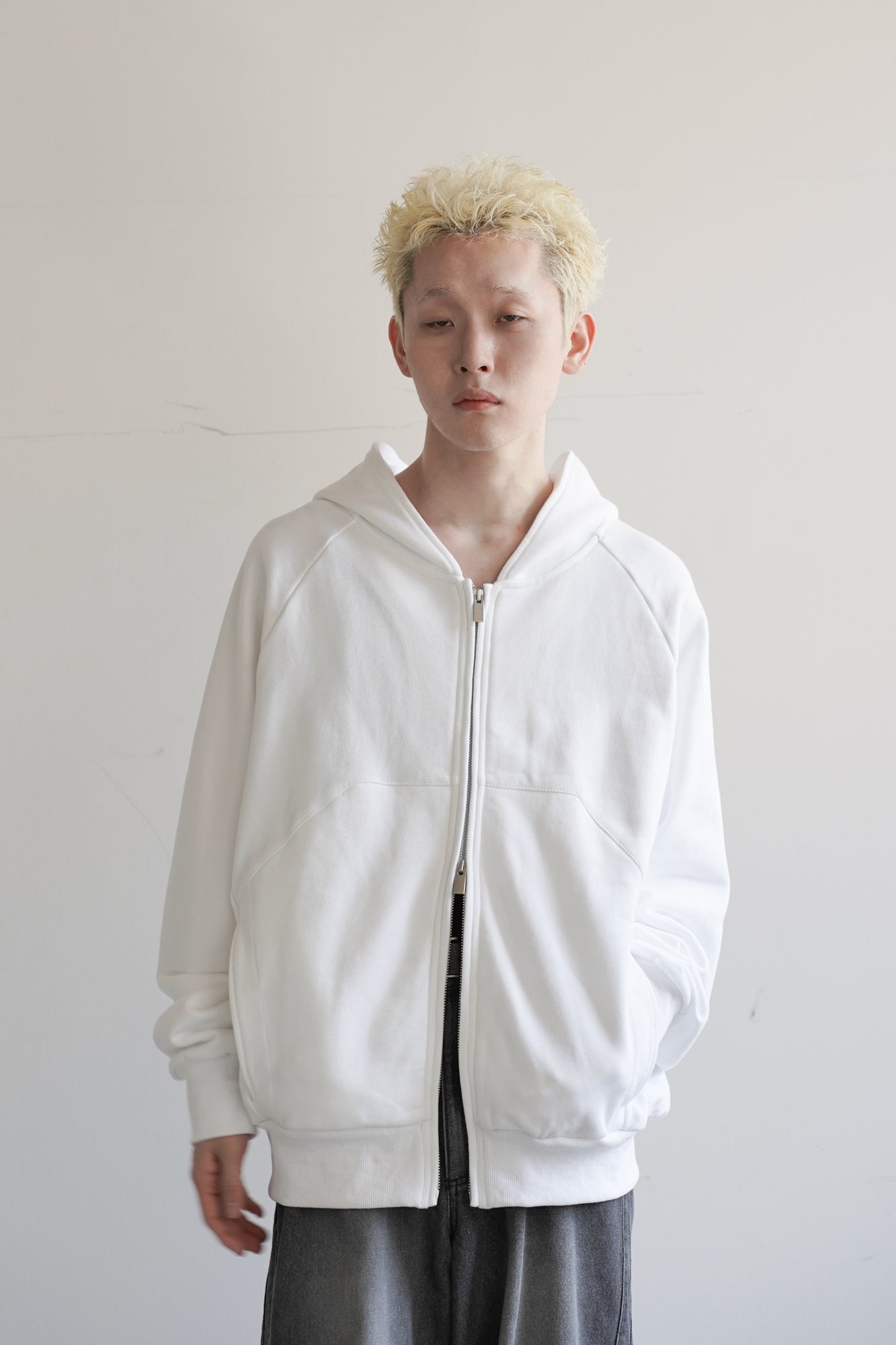 【着画あり】OE-SELMENT AGE KNIT ZIP HOODIE MINIMUM FULL ZIP HOODY – OE-SELMENT