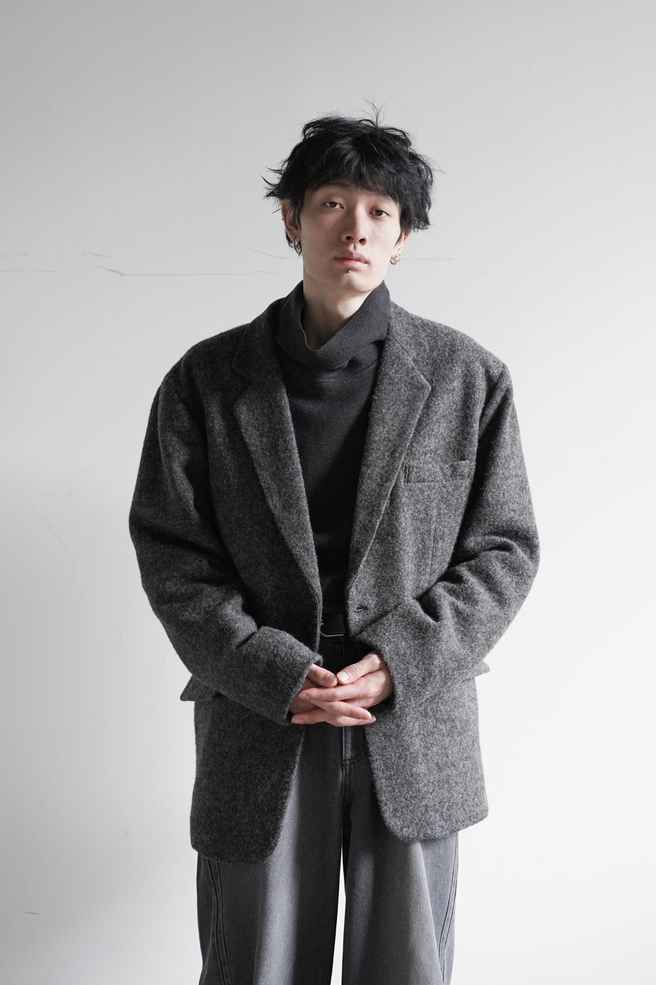 【Pre-Order】FLEECE SINGLE BREASTED JACKET『*1/21 - release』