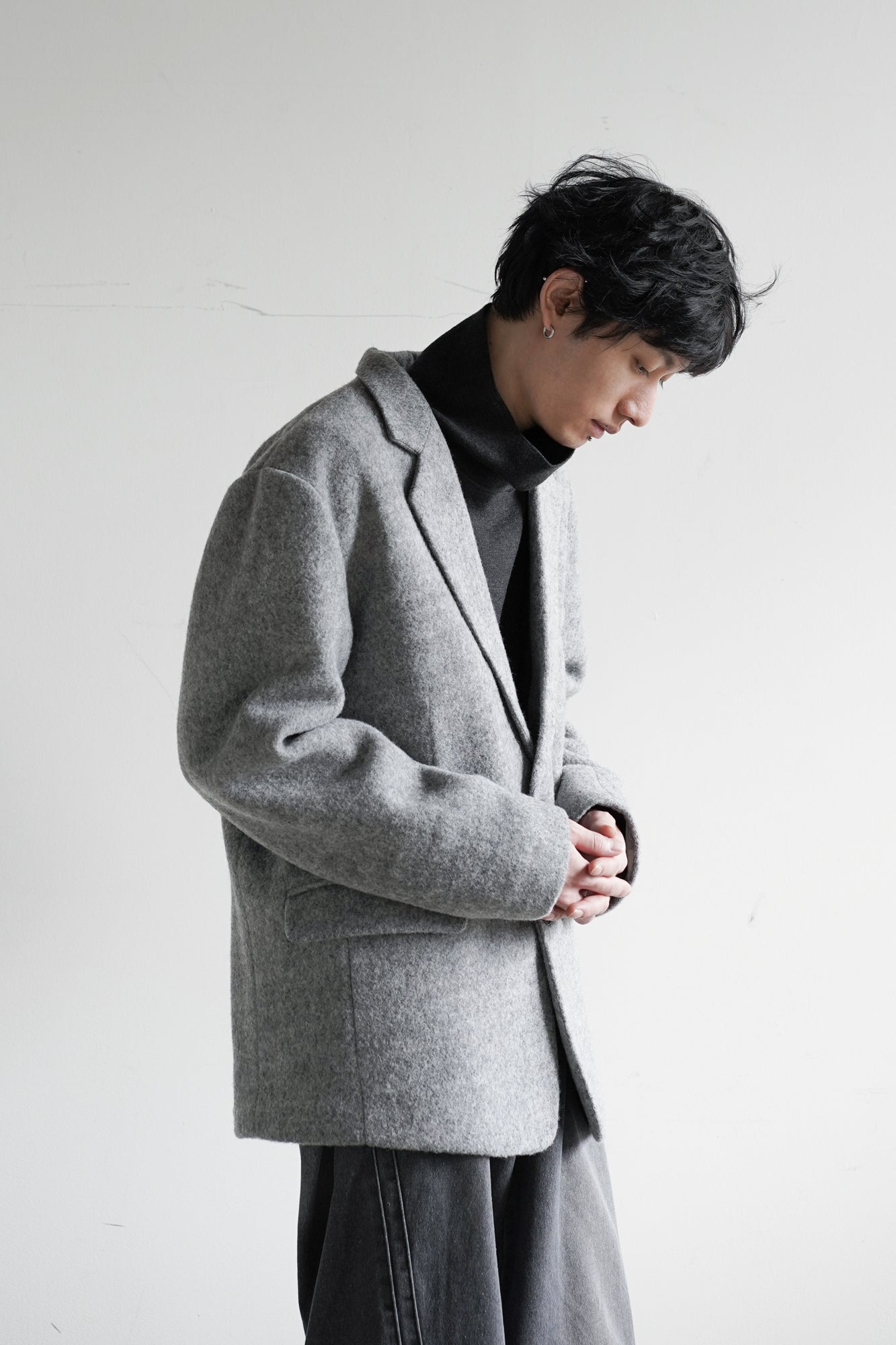 【Pre-Order】FLEECE SINGLE BREASTED JACKET『*1/21 - release』