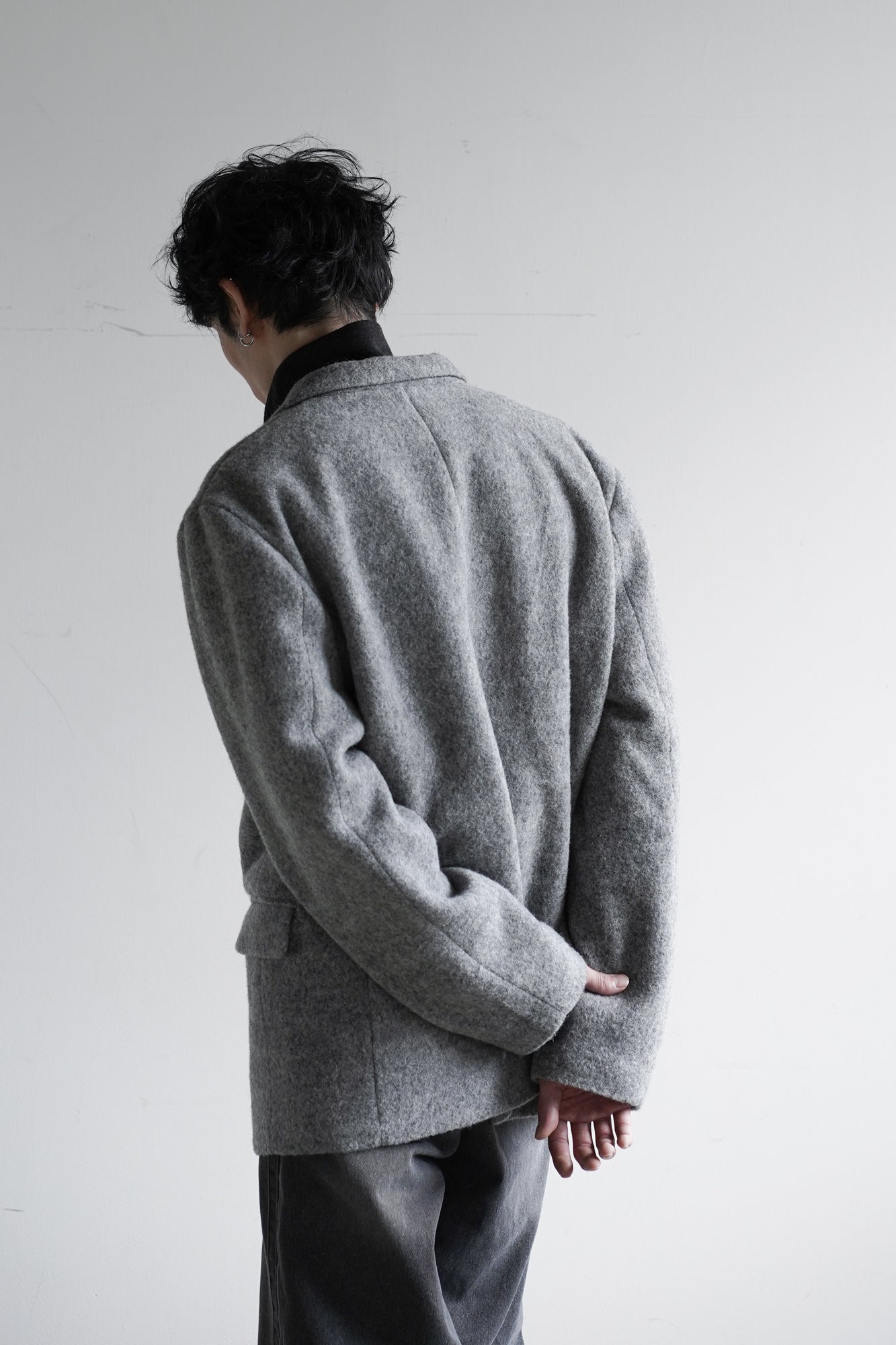 【Pre-Order】FLEECE SINGLE BREASTED JACKET『*1/21 - release』