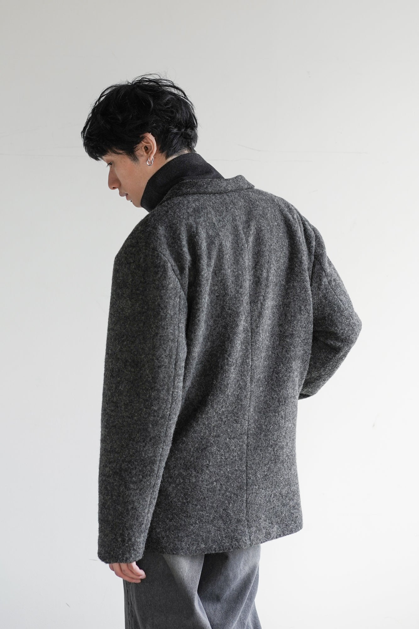 【Pre-Order】FLEECE SINGLE BREASTED JACKET『*1/21 - release』