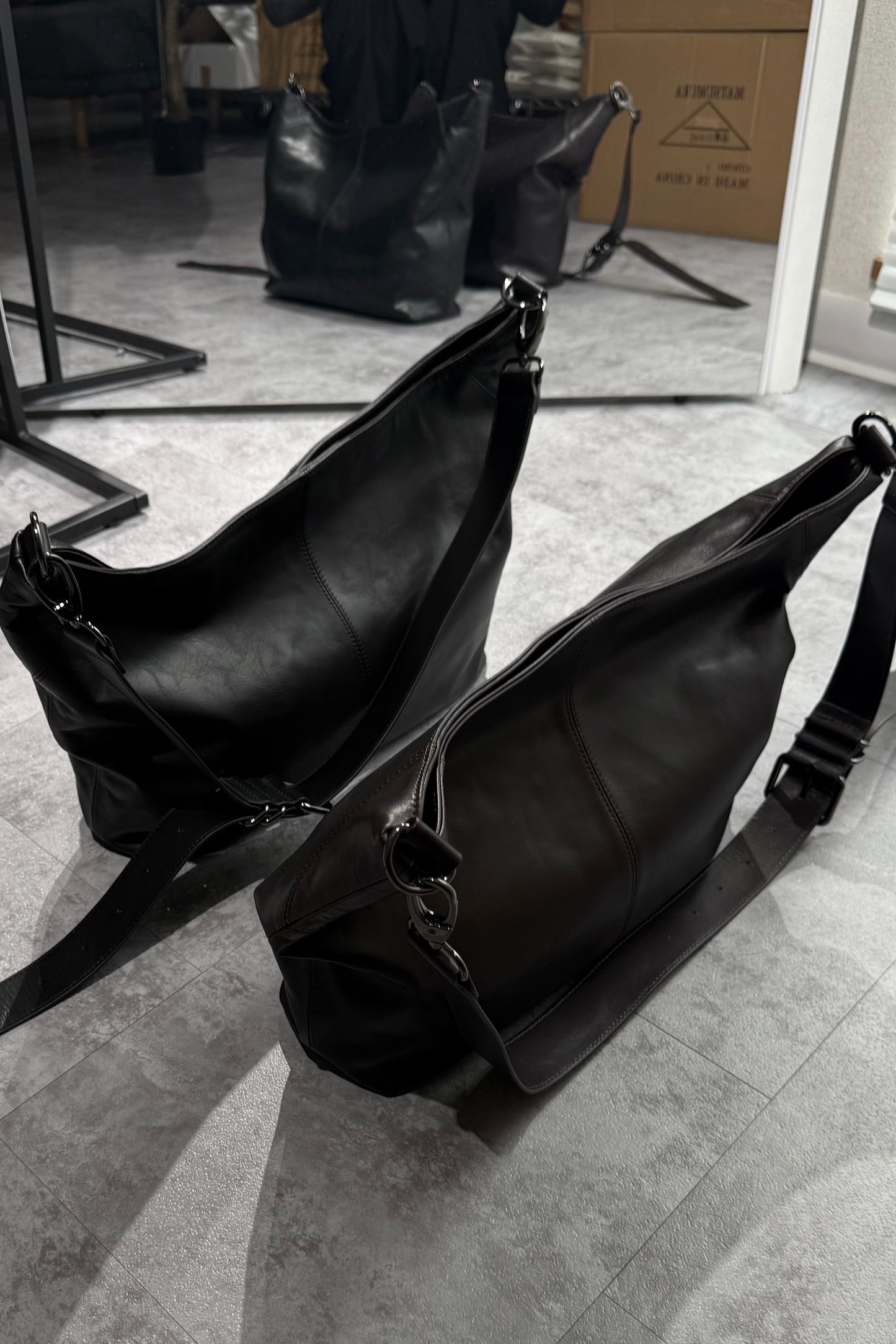 【POPUP 先行予約受付】COW LEATHER - SHOULDER "BAG" & ATTACH "BELT" 『7月下旬頃発送』