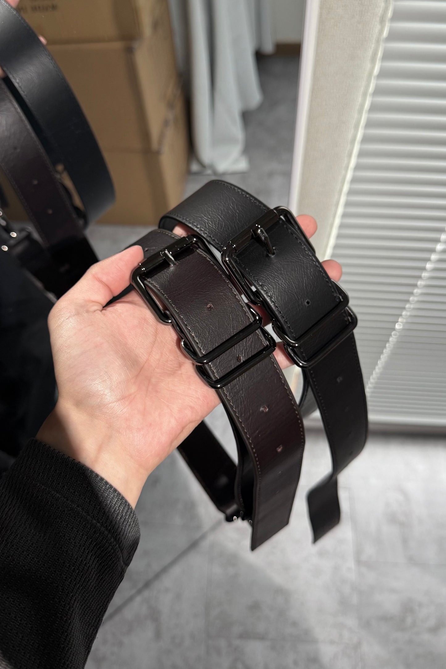 【POPUP 先行予約受付】COW LEATHER - SHOULDER "BAG" & ATTACH "BELT" 『7月下旬頃発送』
