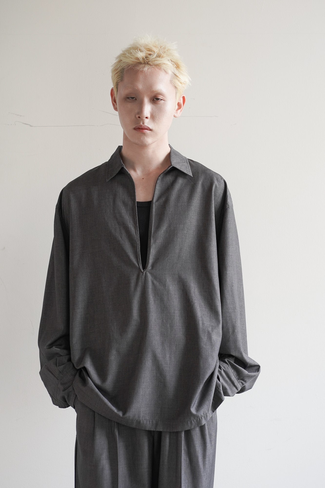 OVERSIZED VAREUSE SHIRT【残り僅か】