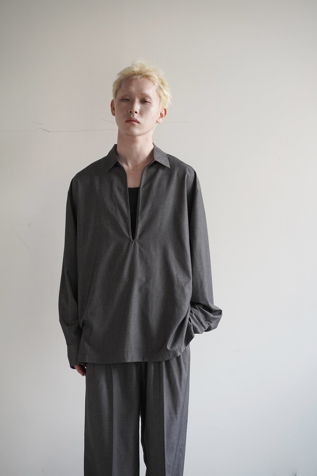 OVERSIZED VAREUSE SHIRT【残り僅か】