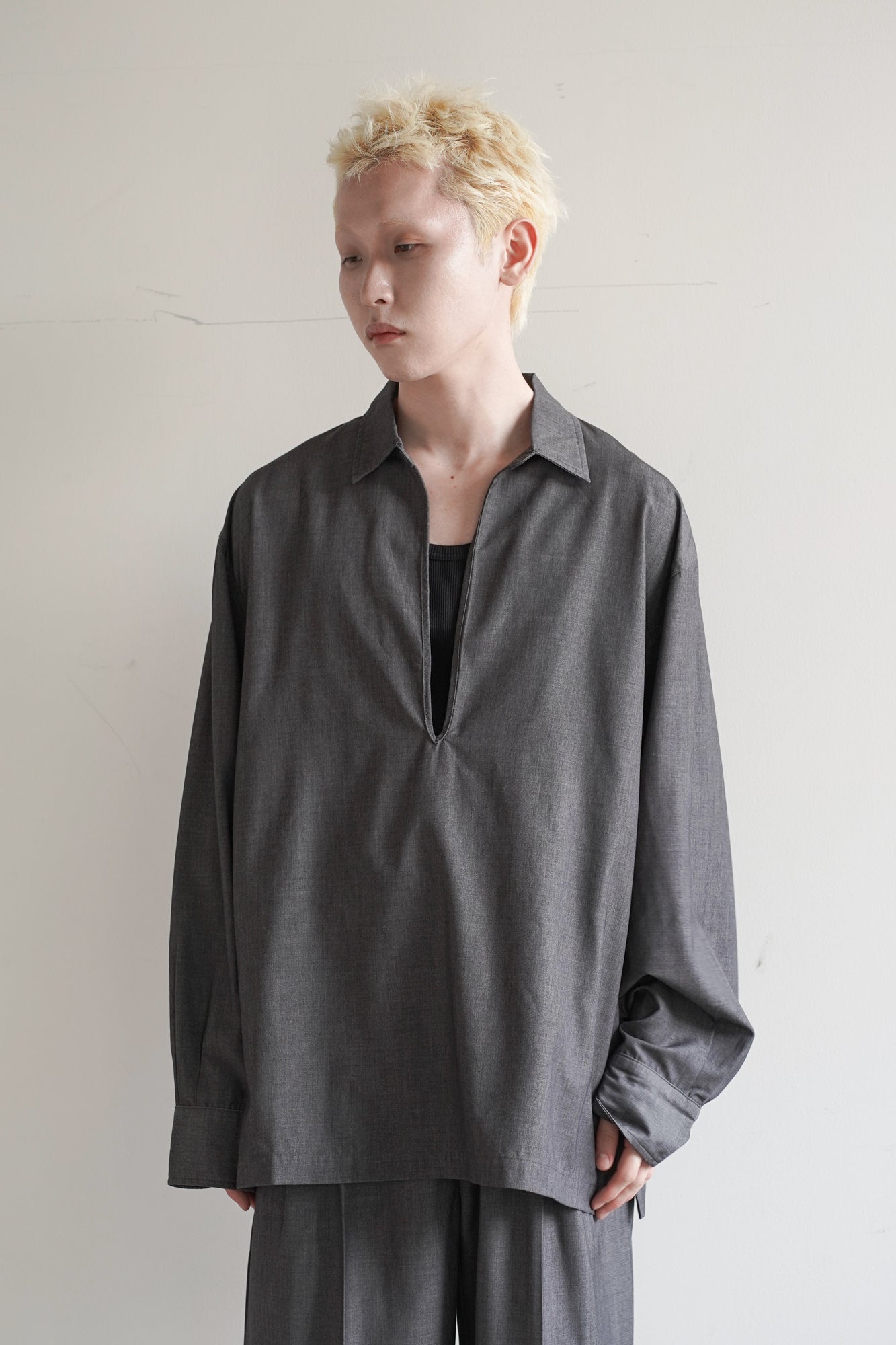 OVERSIZED VAREUSE SHIRT【残り僅か】