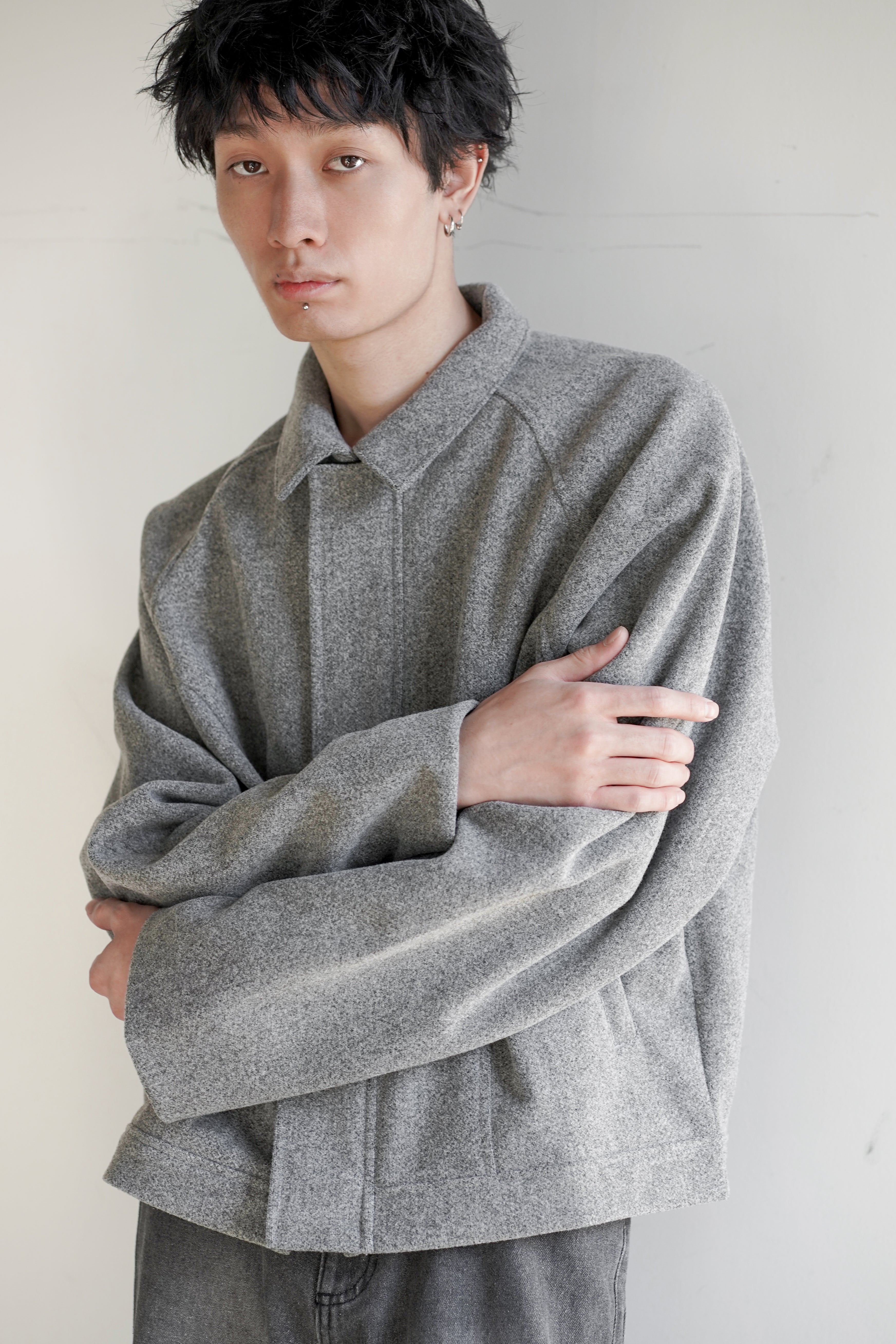 TECH MELTON FULLED SHORT BLOUSON – OE-SELMENT