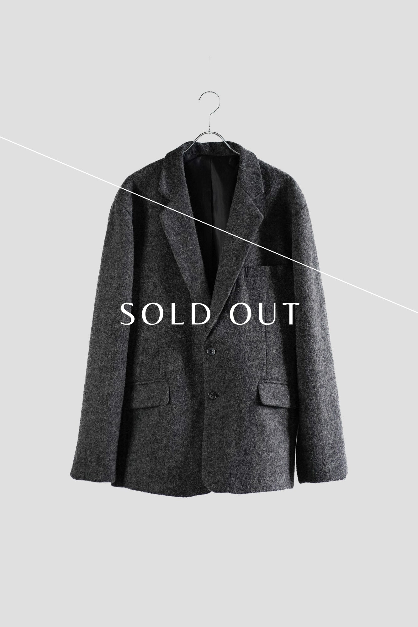 FLEECE SINGLE BREASTED JACKET