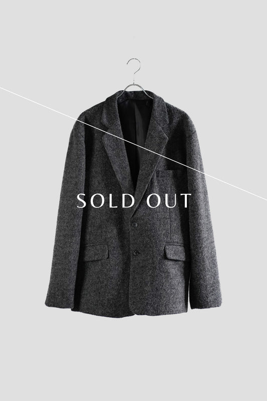 FLEECE SINGLE BREASTED JACKET