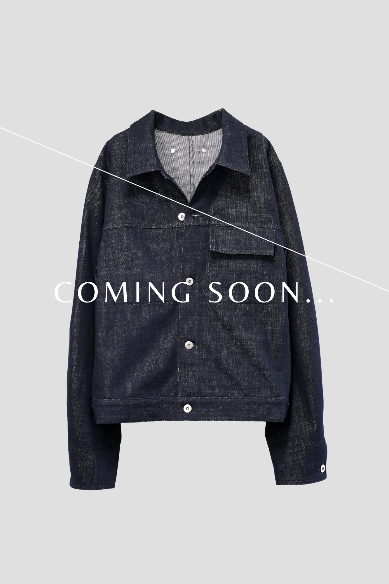 RE-RAW DENIM TRACKER JACKET