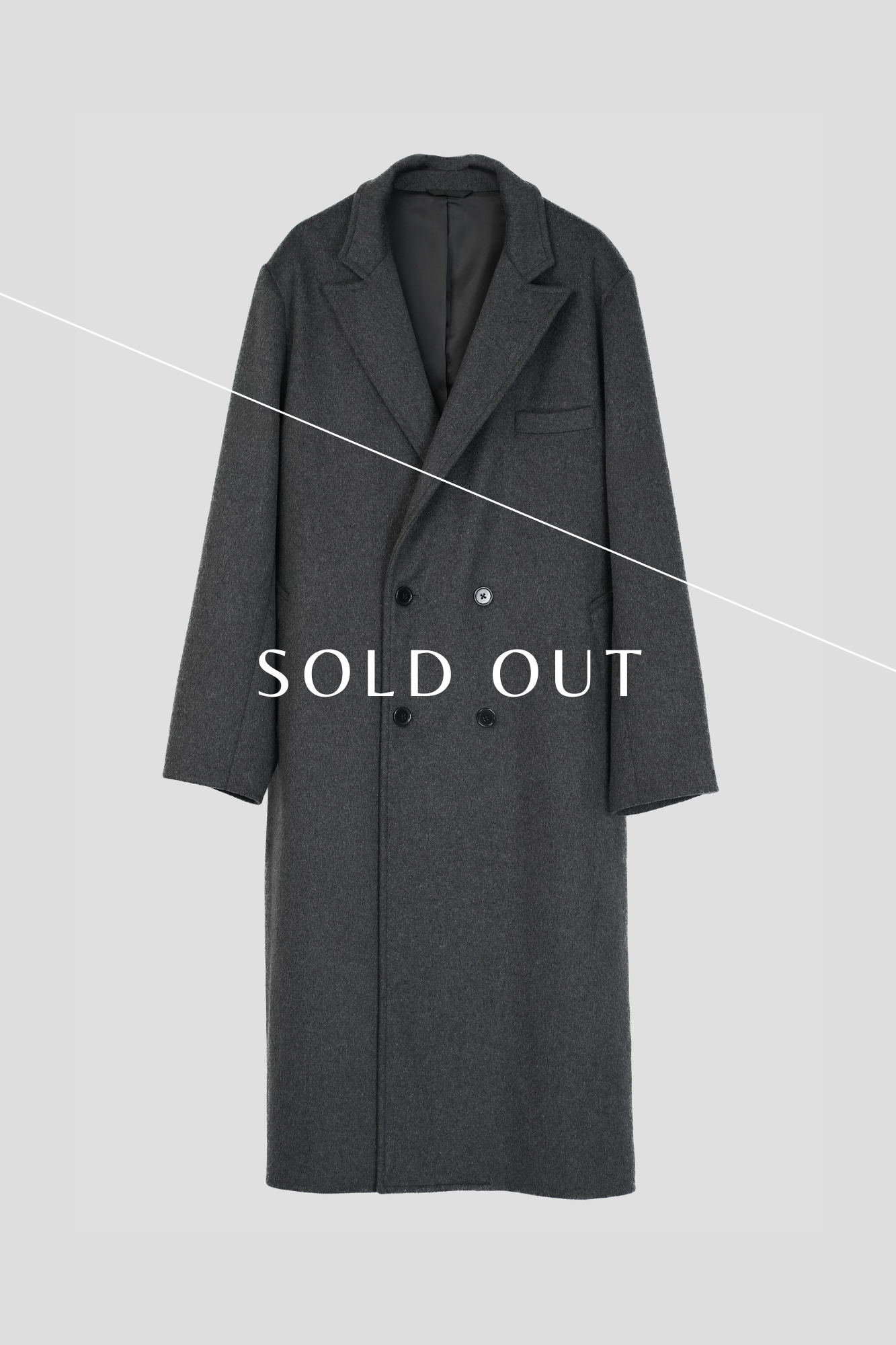 WOOL SHAGGY SUPER LONG CHESTER COAT