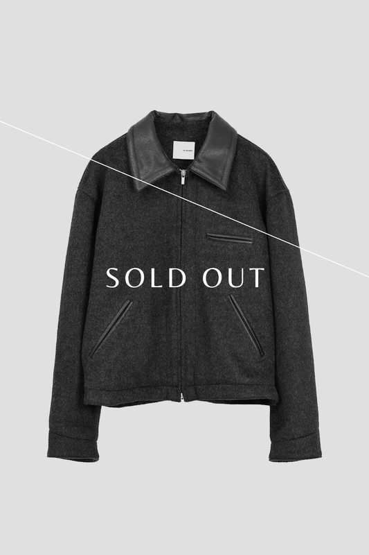 WOOL SHAGGY DUAL COLLAR DETROIT JACKET