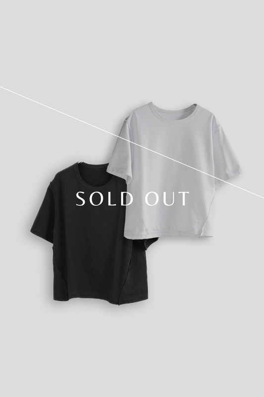 【2枚SET】CROPPED COTTON GROWTH TEE『組み合わせ自由』