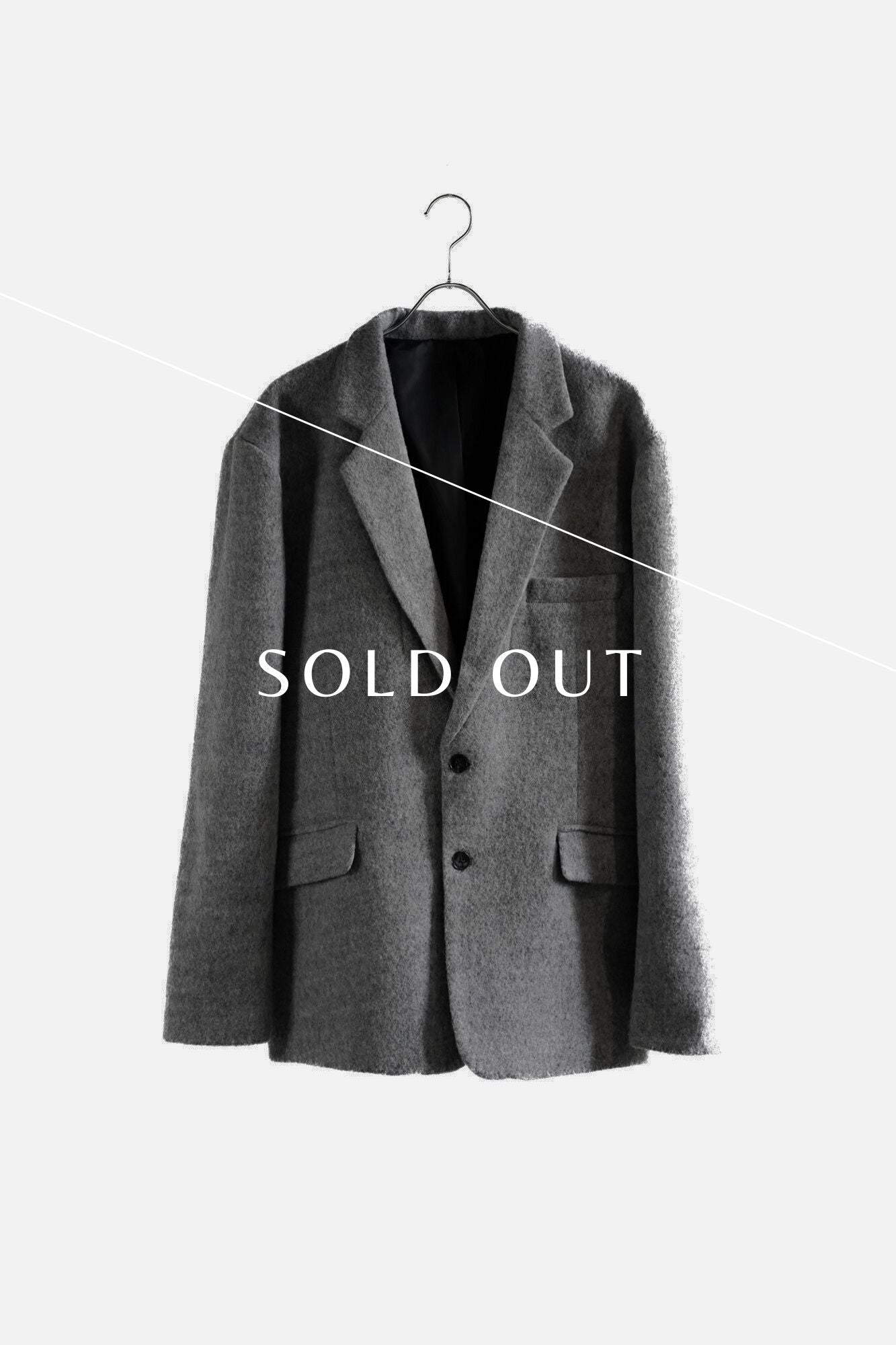 FLEECE SINGLE BREASTED JACKET