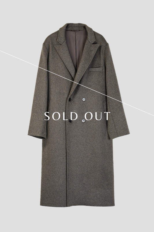 WOOL SHAGGY SUPER LONG CHESTER COAT